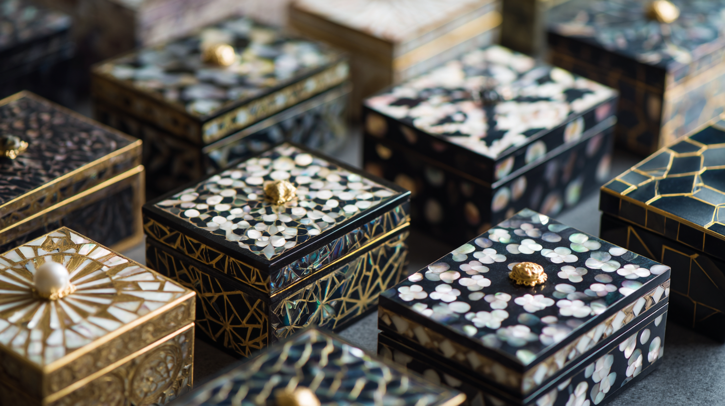 Mother of Pearl Boxes