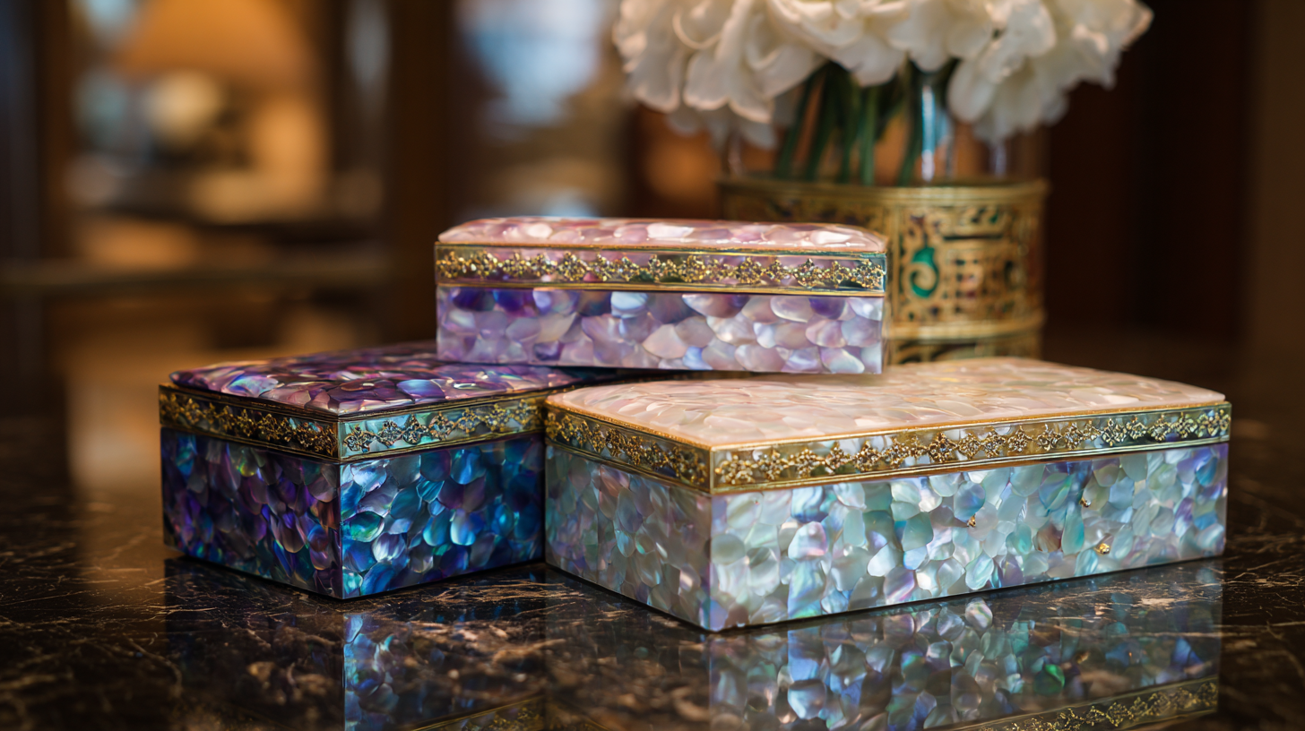 Mother of Pearl Boxes