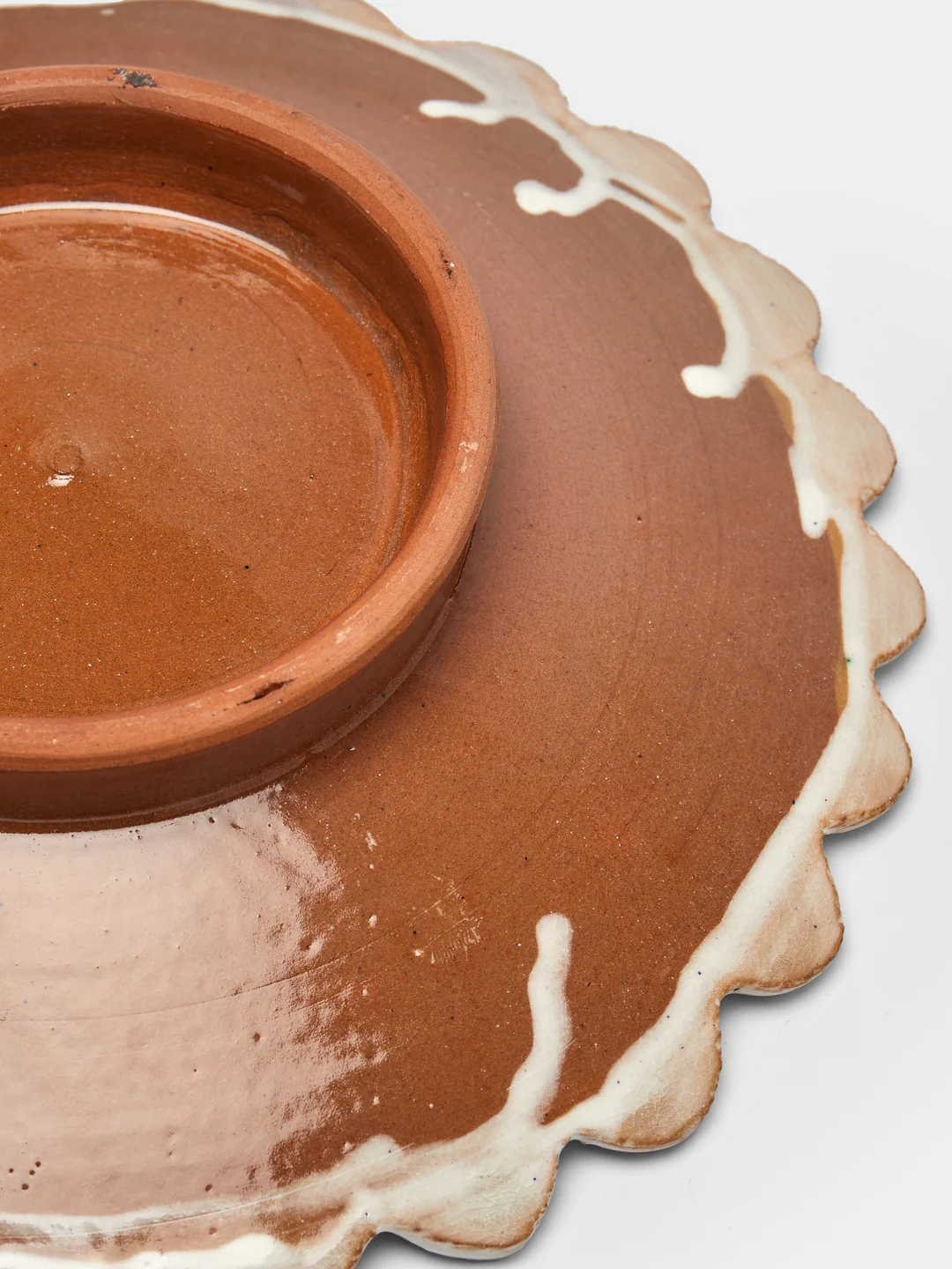 Anut Cairo Chirpy Hand-Painted Ceramic Cake Plate