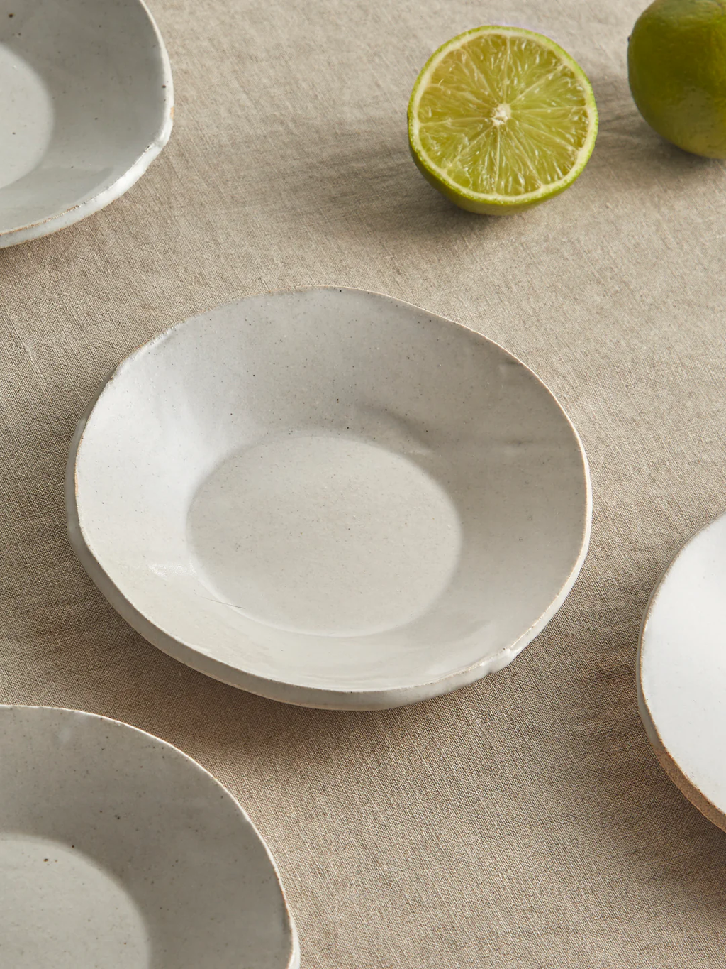 Estudio Vernís Wood-Fired Stoneware Coffee Plates 5.5in/14cm (Set of 6)