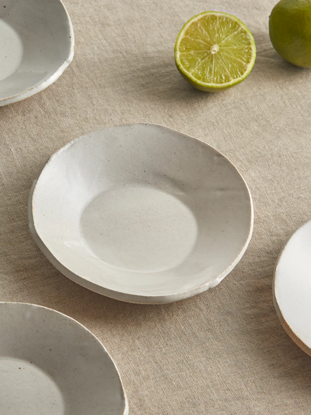 Estudio Vernís Wood-Fired Stoneware Coffee Plates 5.5in/14cm (Set of 6)