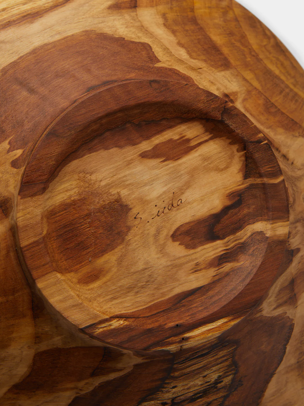 Iida Woodturning Hand-Turned Wood Bowl