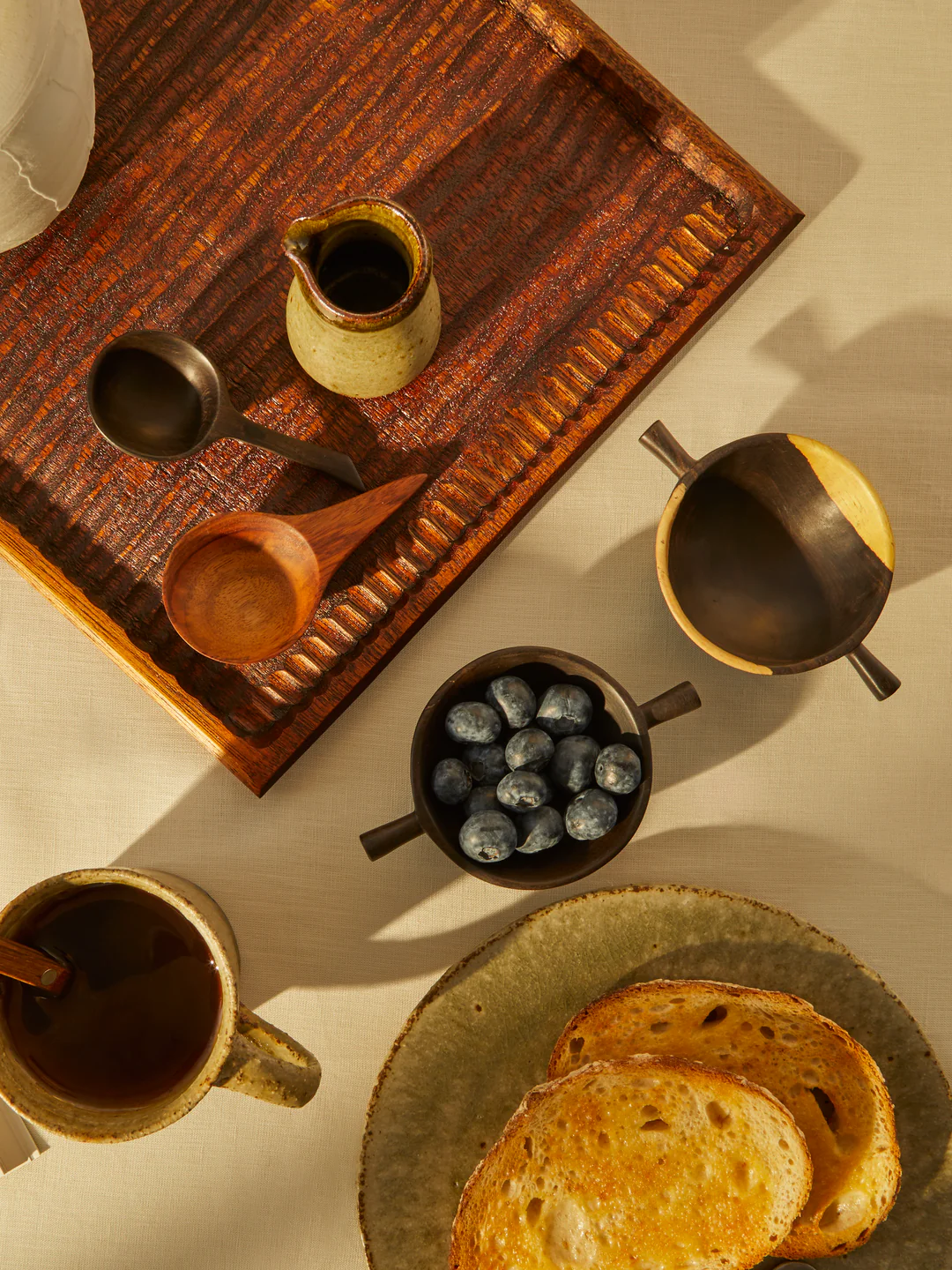 Qäsa Qäsa CarversHand-Carved Blackwood Snack Bowls (Set of 3)