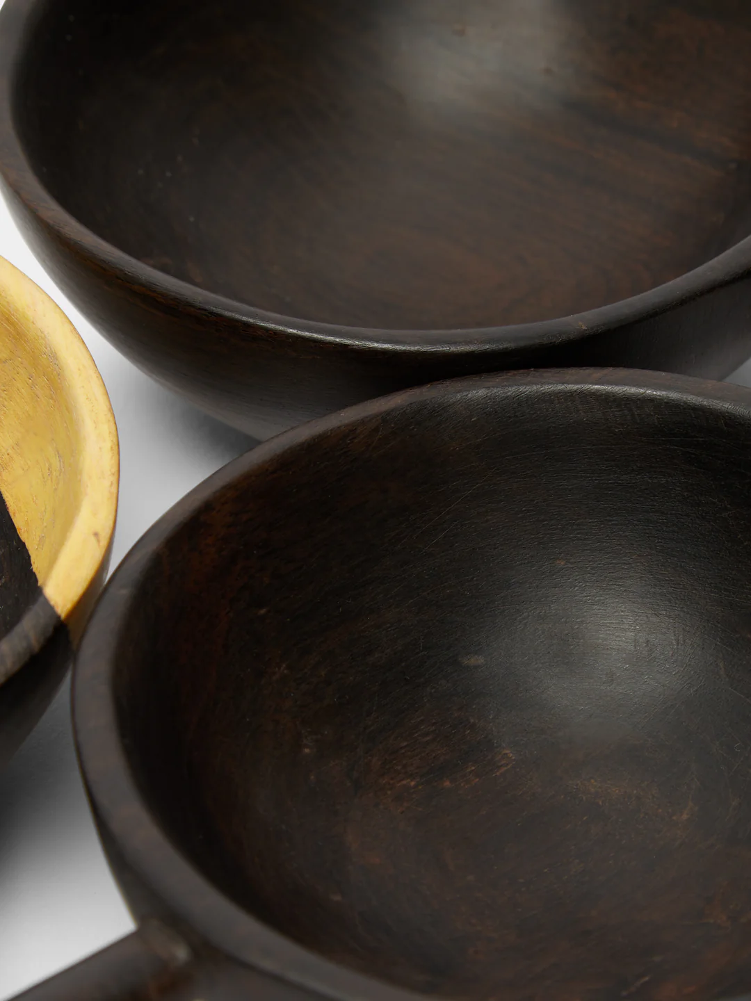 Qäsa Qäsa CarversHand-Carved Blackwood Snack Bowls (Set of 3)
