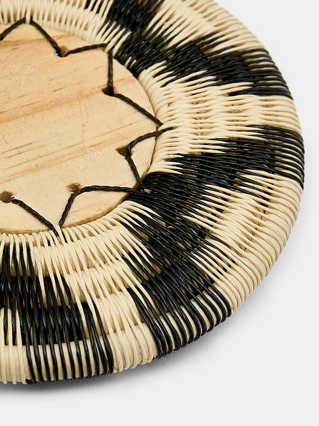 CasaLatina Pacifico Handwoven Werregue Palm Coasters (Set of 4)