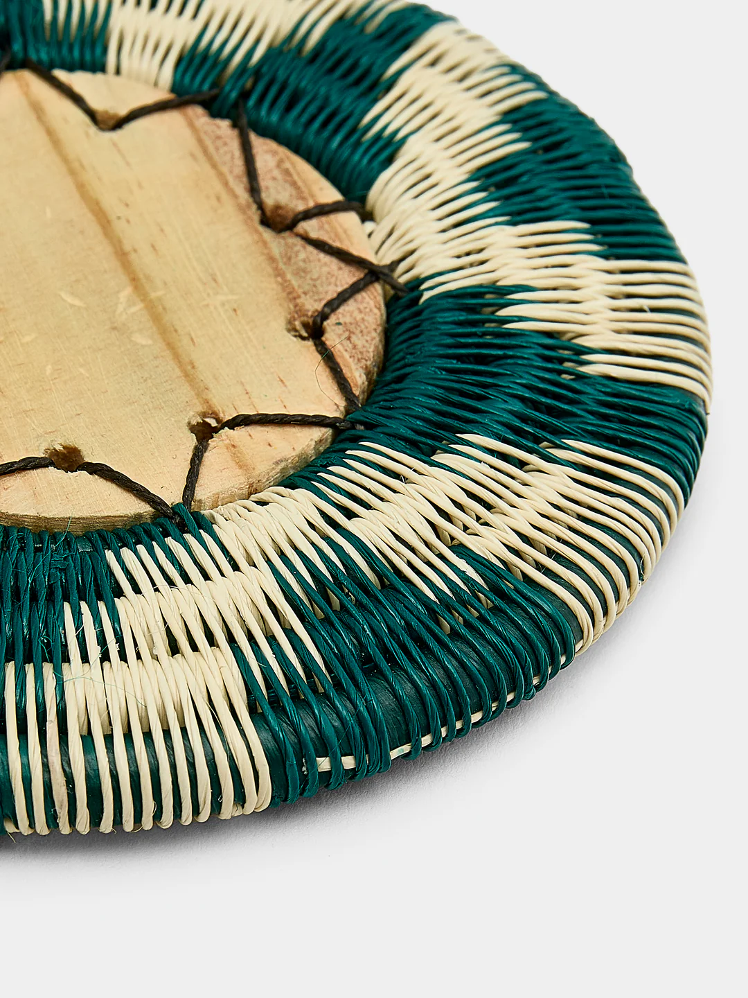 CasaLatina Pacifico Handwoven Werregue Palm Coasters (Set of 4)