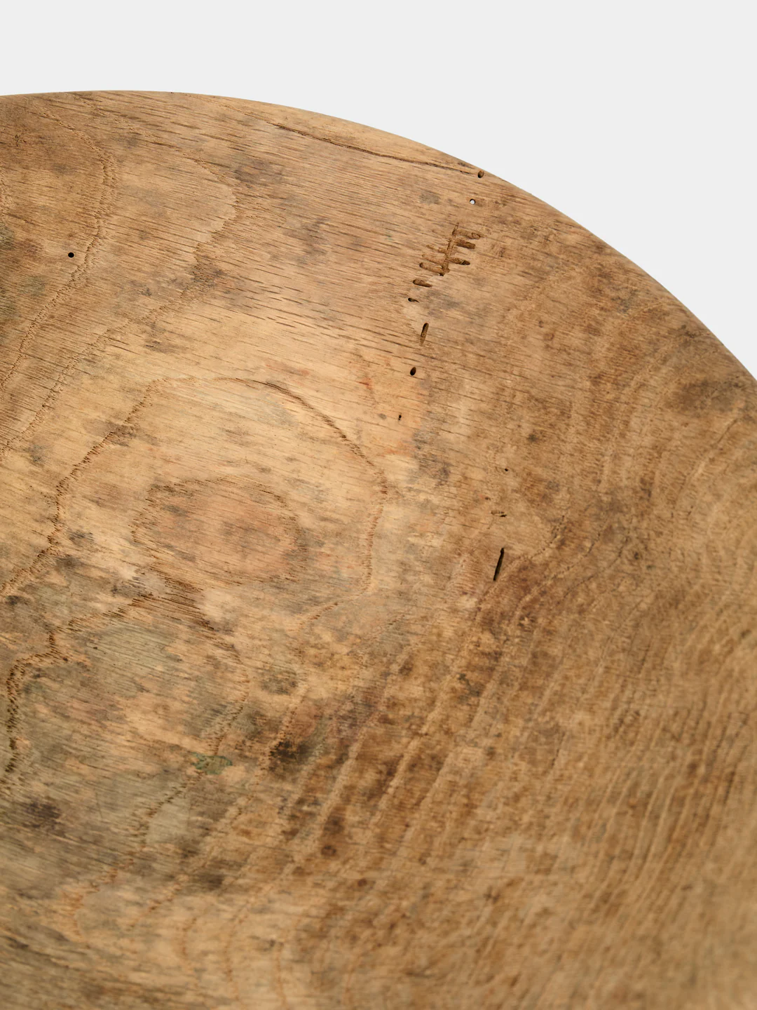 Iida Woodturning Hand-Turned Oak Earth-Finish Bowl