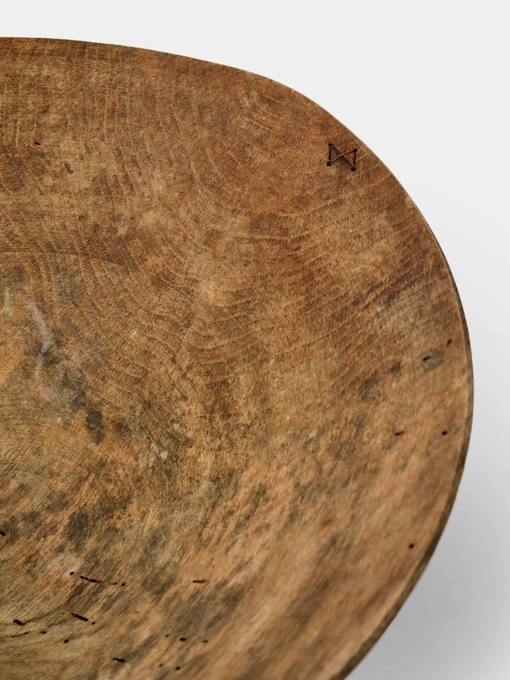 Iida Woodturning Hand-Turned Oak Earth-Finish Bowl