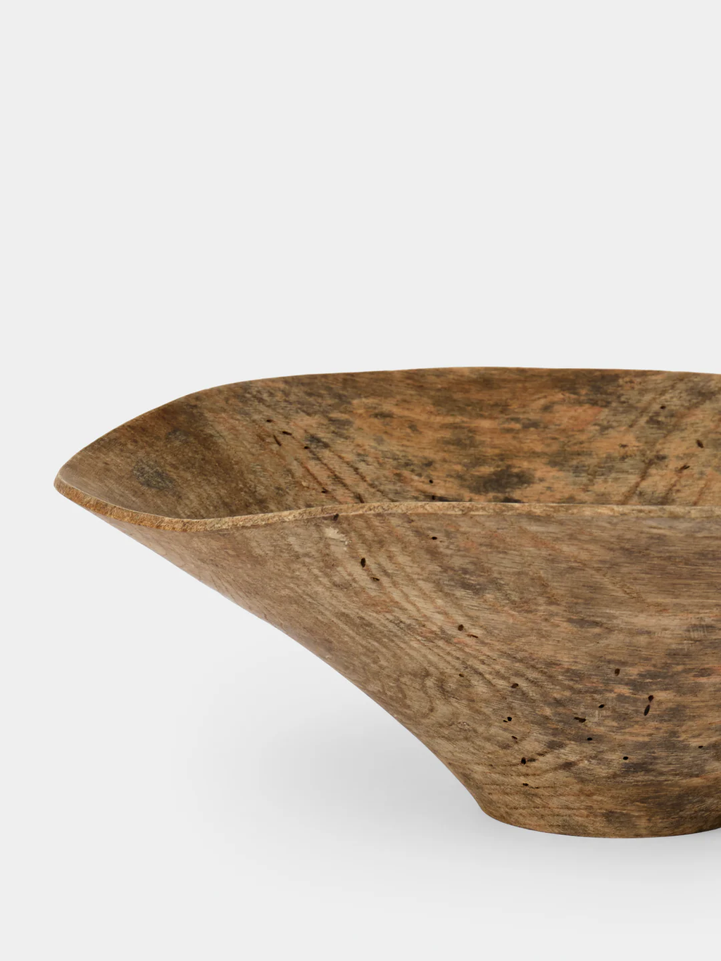 Iida Woodturning Hand-Turned Oak Earth-Finish Bowl