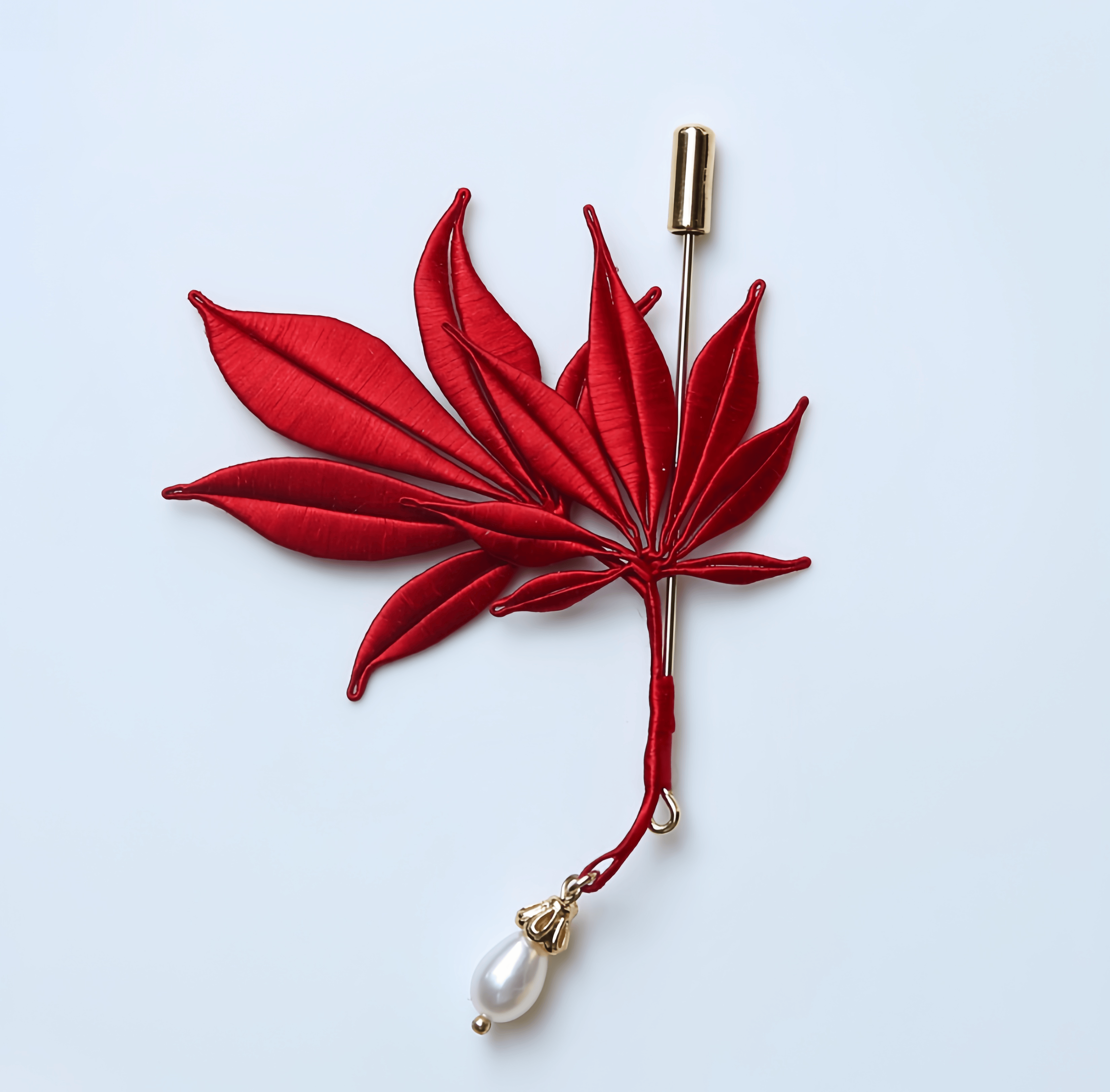 Handcrafted Heritage Maple Leaf Brooch