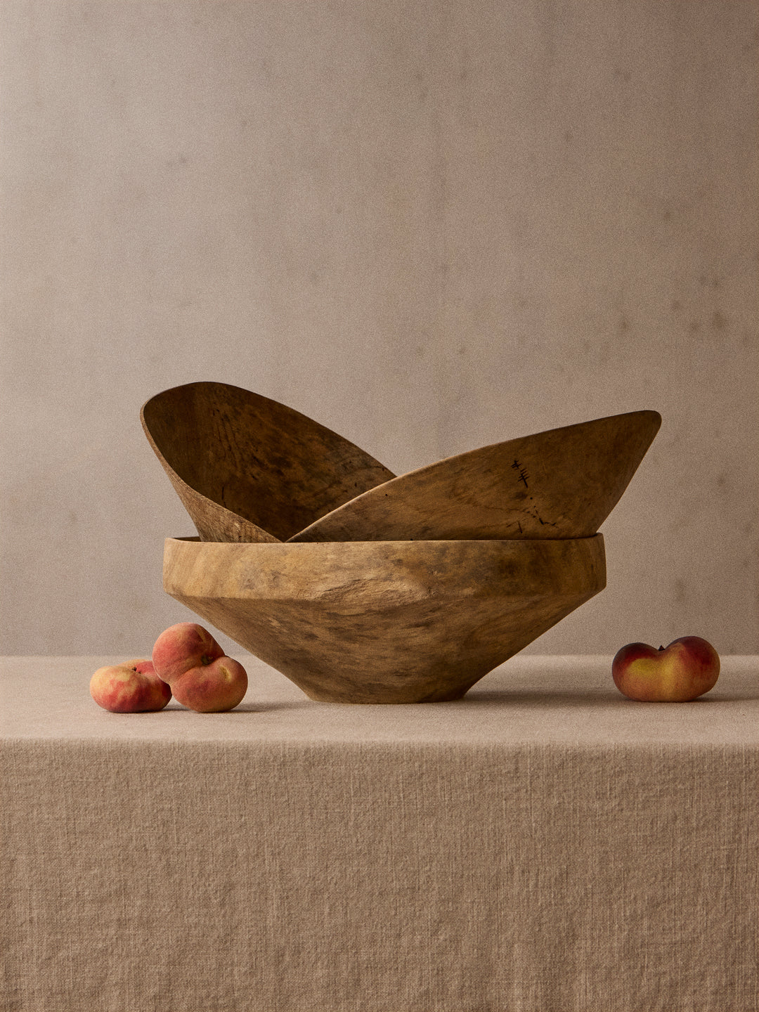 Iida Woodturning Hand-Turned Dogwood Earth-Finish Bowl