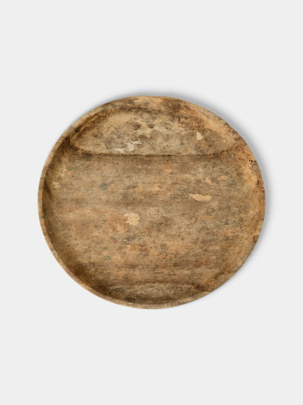 Iida Woodturning Hand-Turned Dogwood Earth-Finish Tray (15in/38cm)