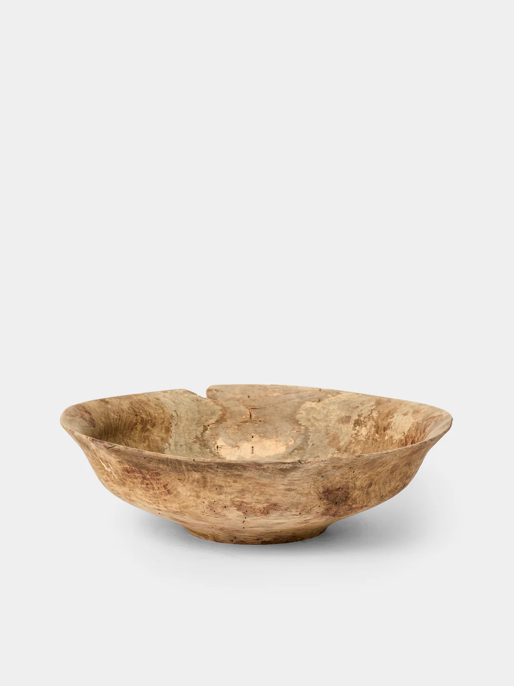 Iida Woodturning Hand-Turned Oak Earth-Finish Bowl