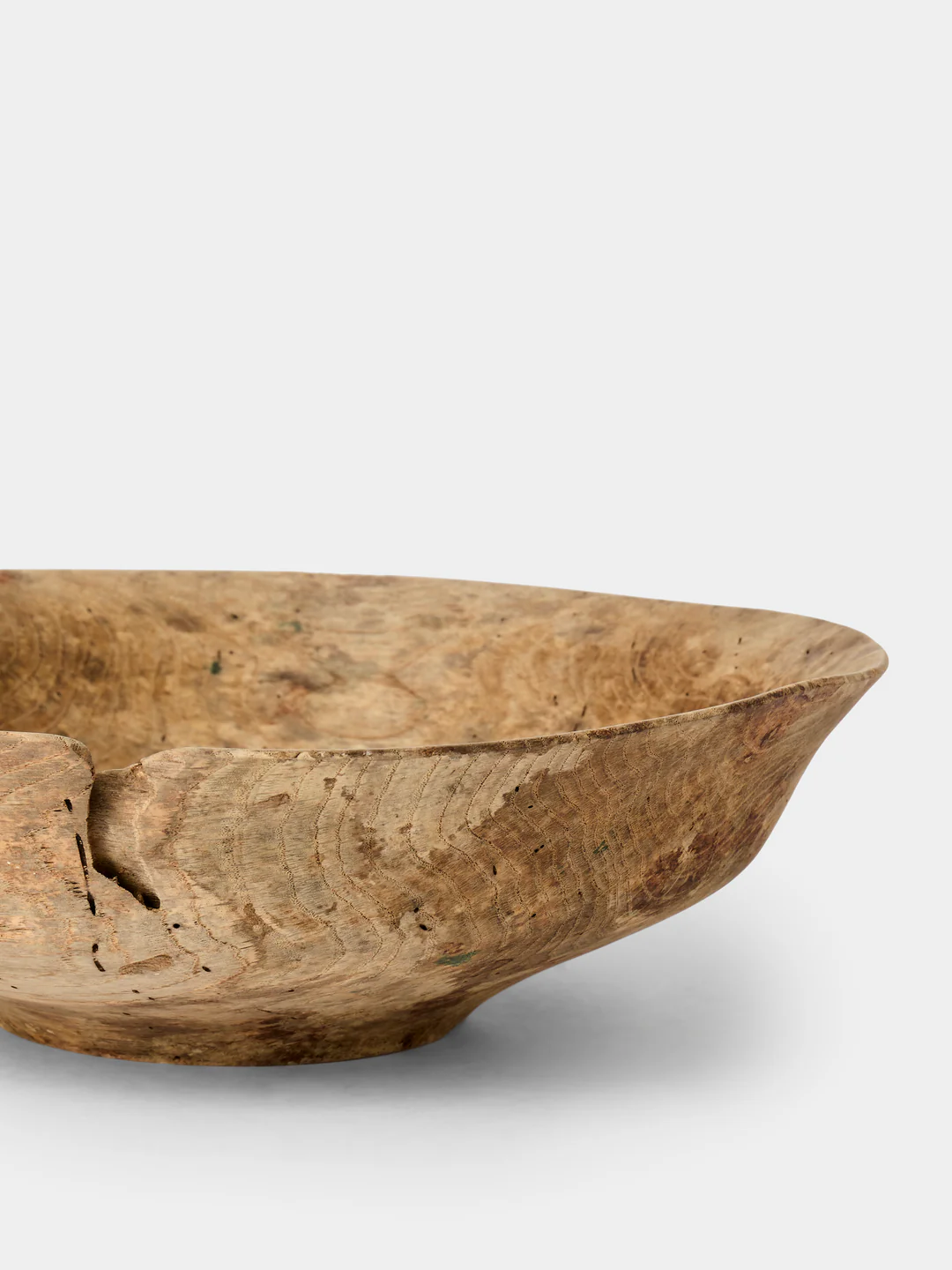 Iida Woodturning Hand-Turned Oak Earth-Finish Bowl