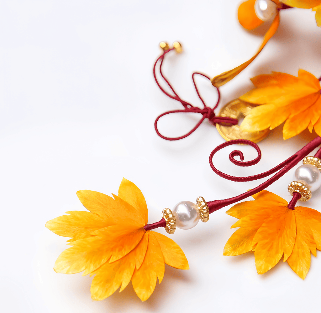 Handcrafted Heritage Maple Leaf Hair Clip