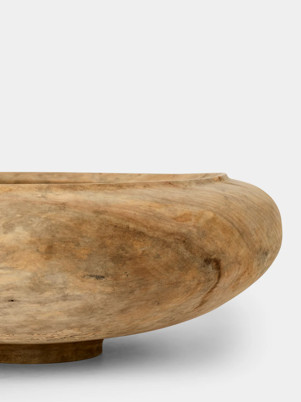 Iida Woodturning Hand-Turned Dogwood Earth-Finish Bowl