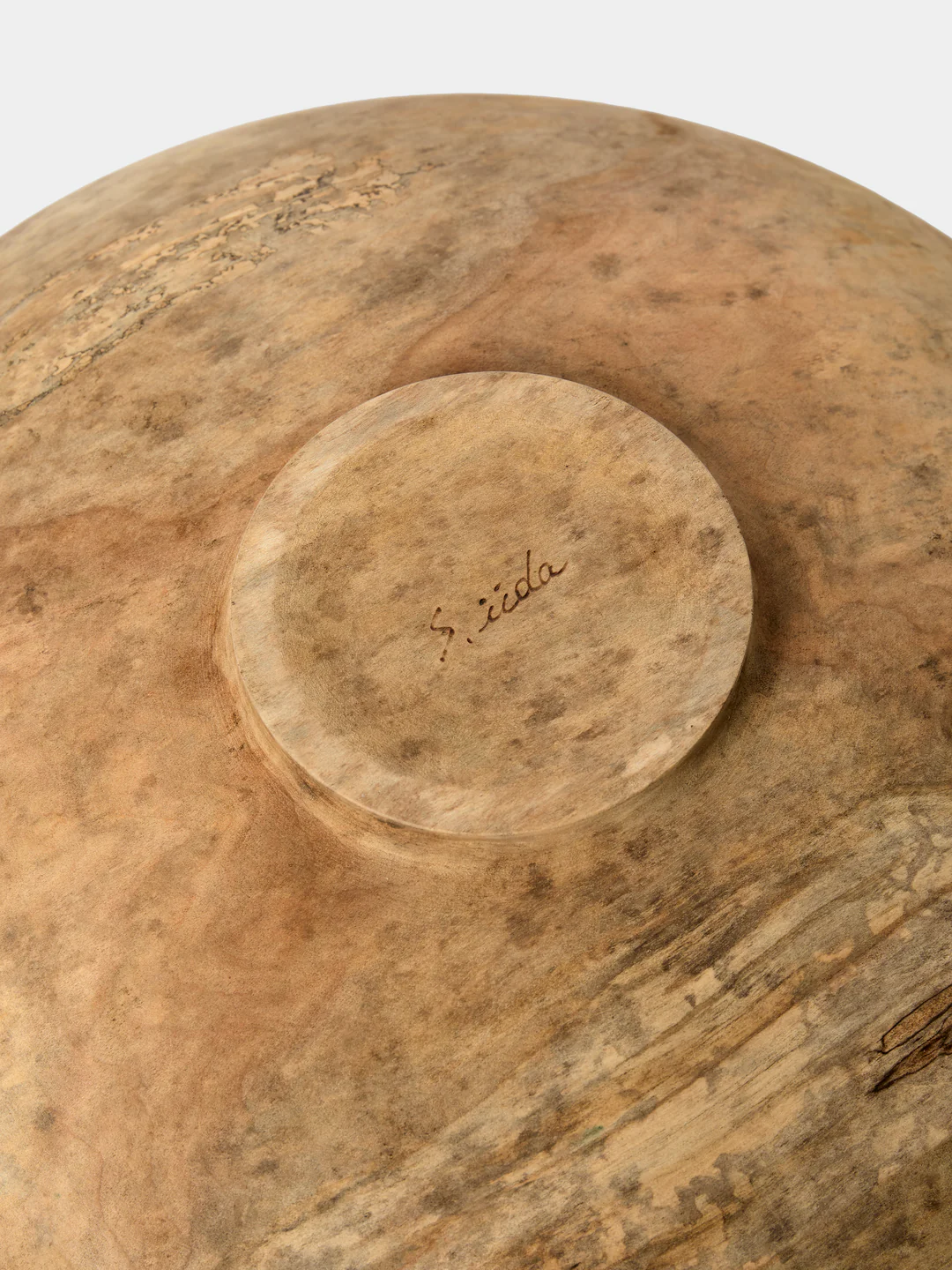 Iida Woodturning Hand-Turned Dogwood Earth-Finish Bowl