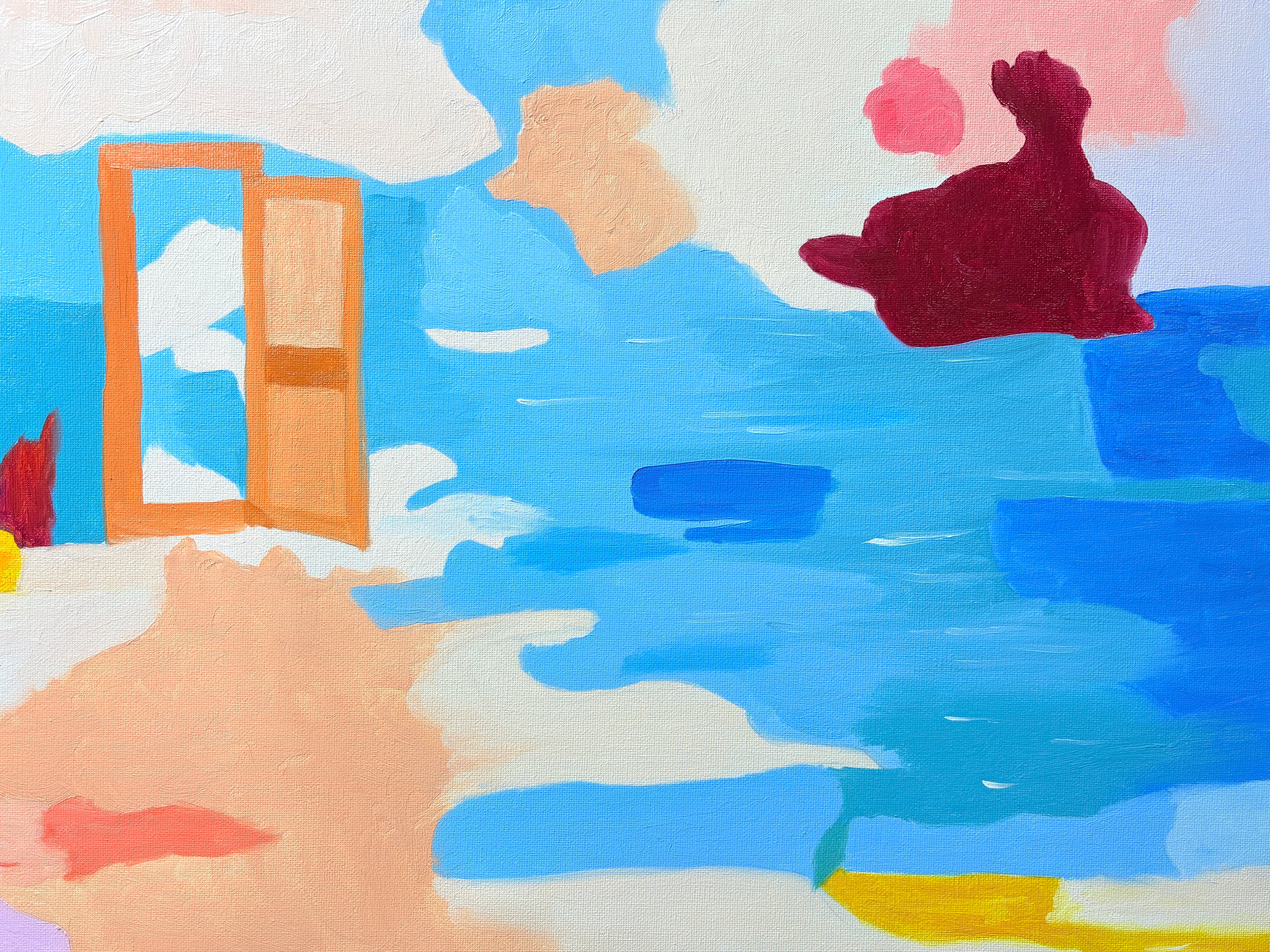 Alzheimer’s-When My Memories Turn Into Drifting Sand Series | Original Oil Painting | 19.7x27.6"