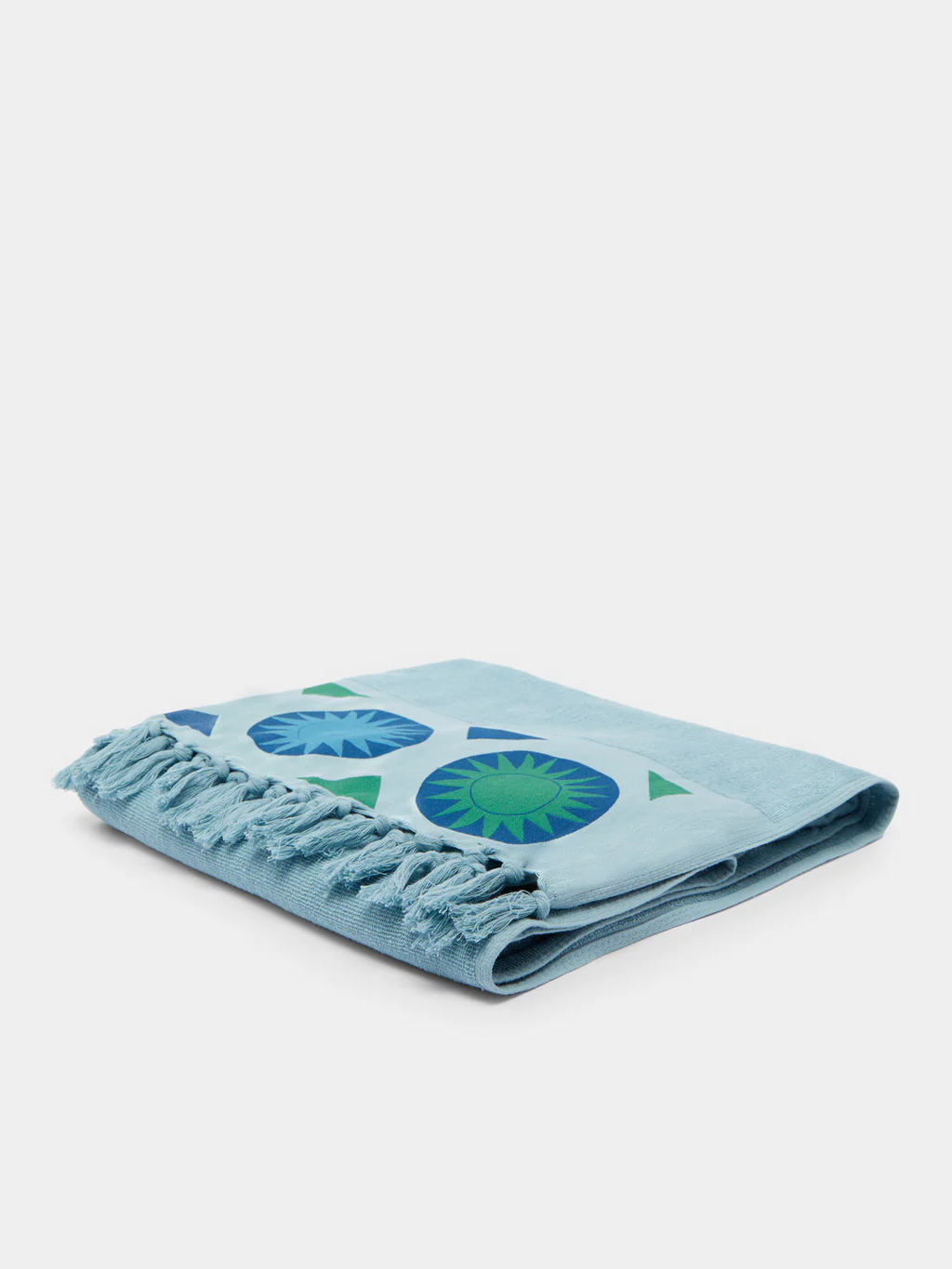 Anut Cairo Sunshine Hand-Printed Cotton Beach Towels (Set of 2)