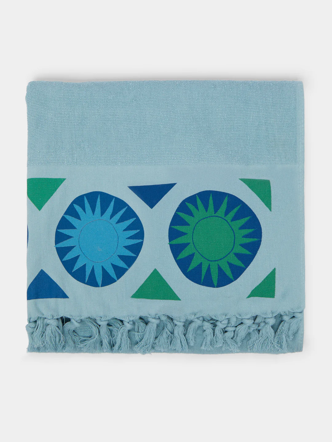 Anut Cairo Sunshine Hand-Printed Cotton Beach Towels (Set of 2)