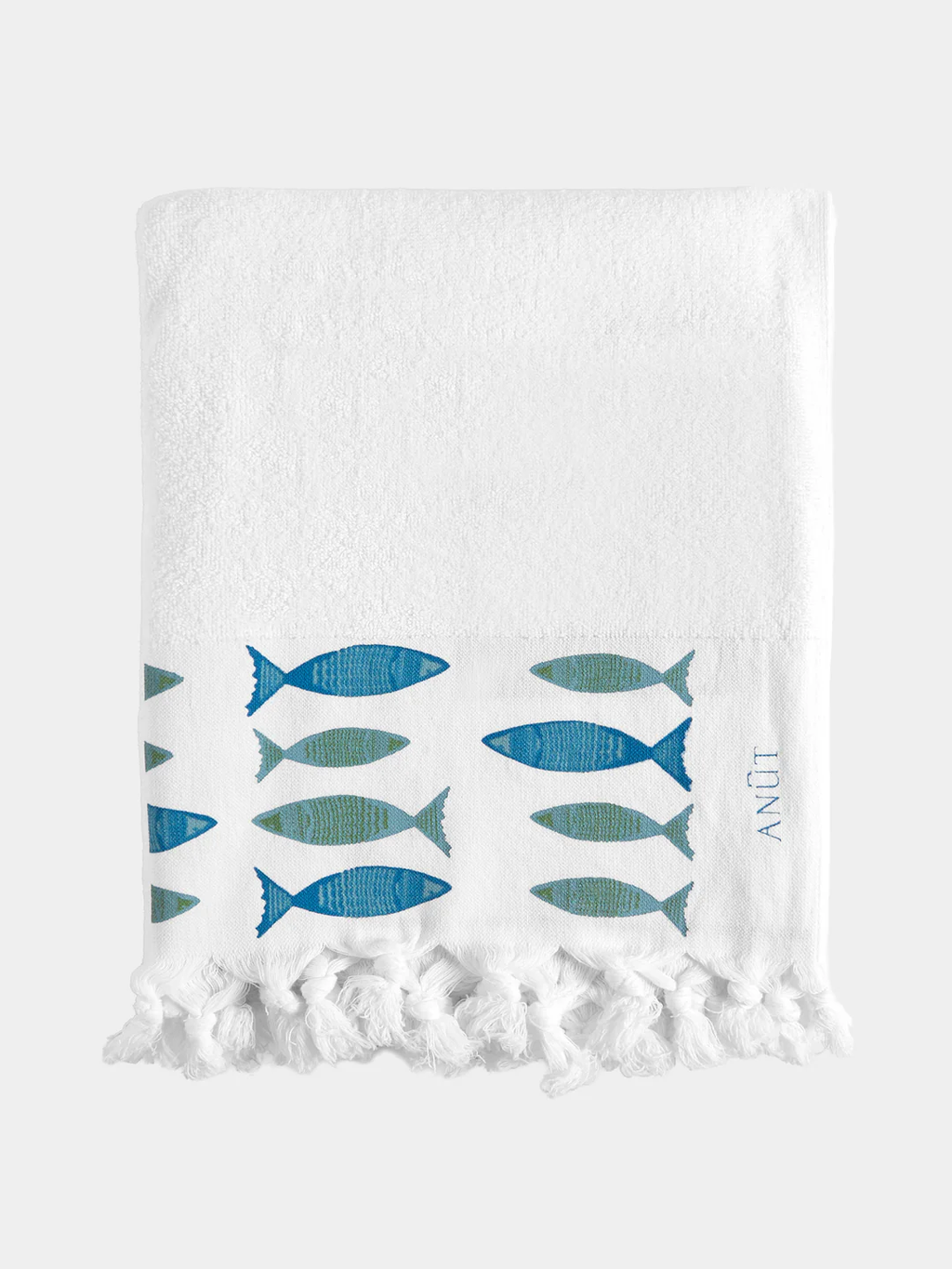 Anut Cairo Sunshine Hand-Printed Cotton Beach Towels (Set of 2)