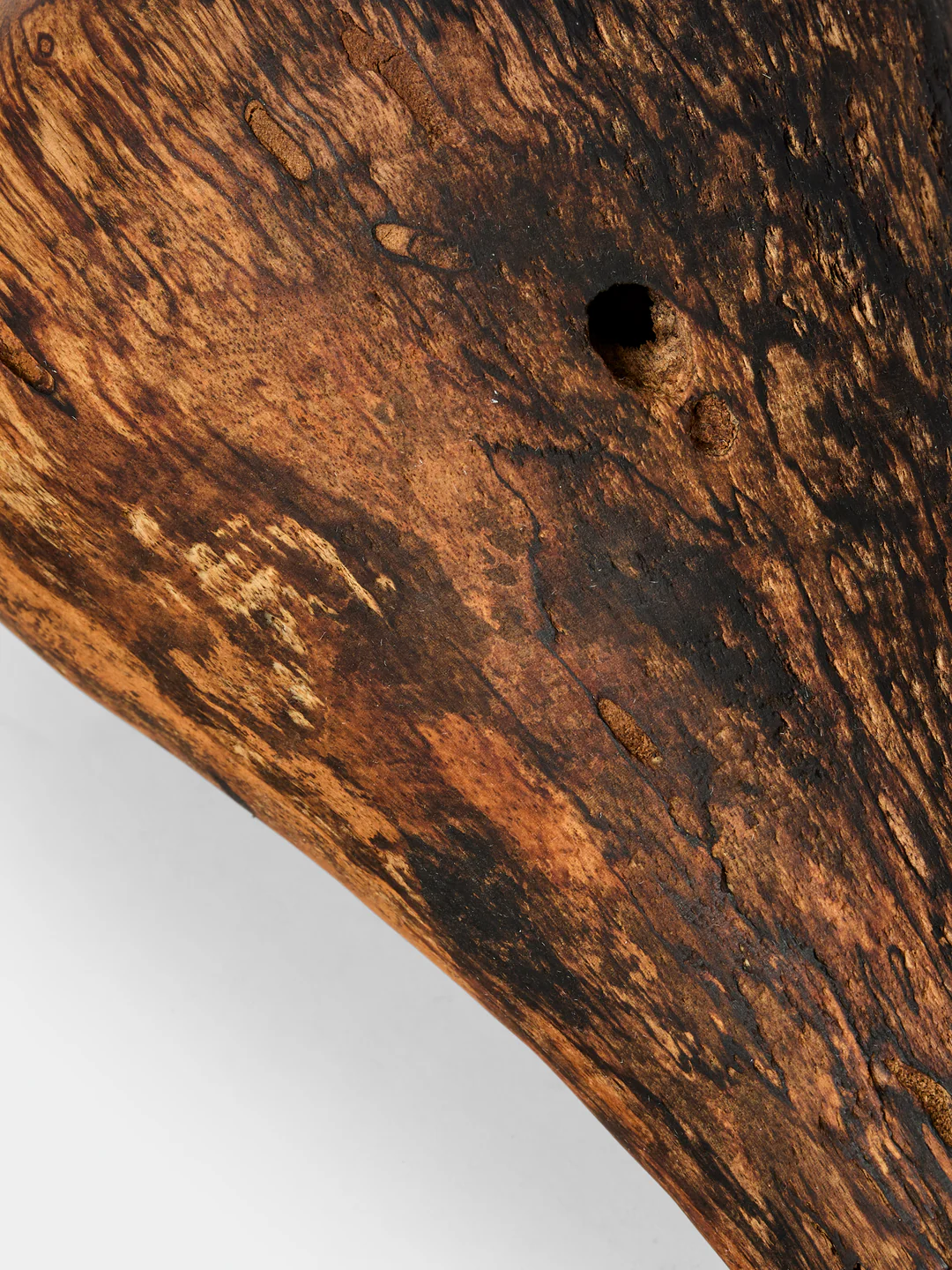 Iida Woodturning Hand-Turned Persimmon Oiled Earth-Finish Vase (10in/26cm)