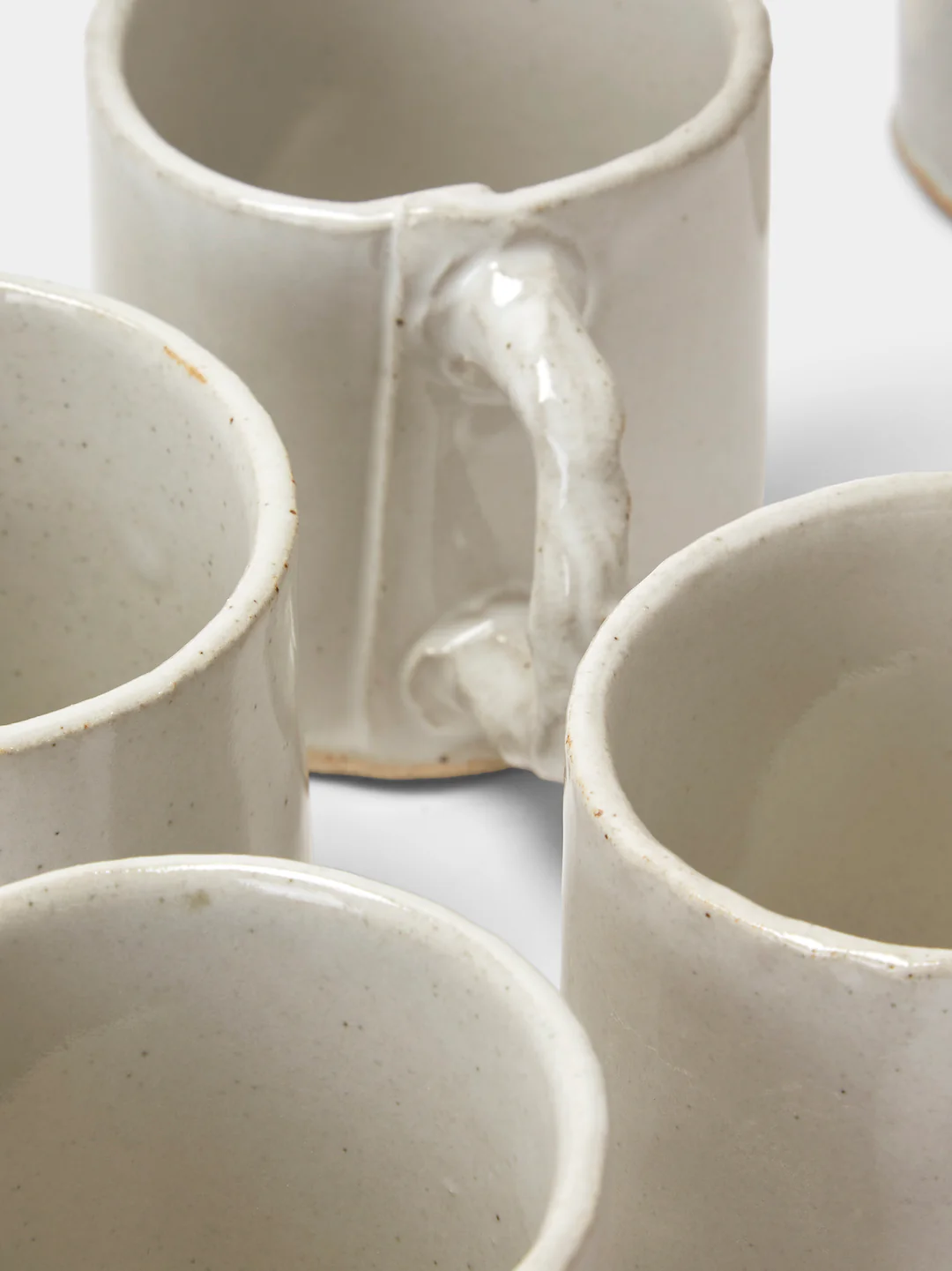 Estudio Vernís Wood-Fired Stoneware Mugs (Set of 6)