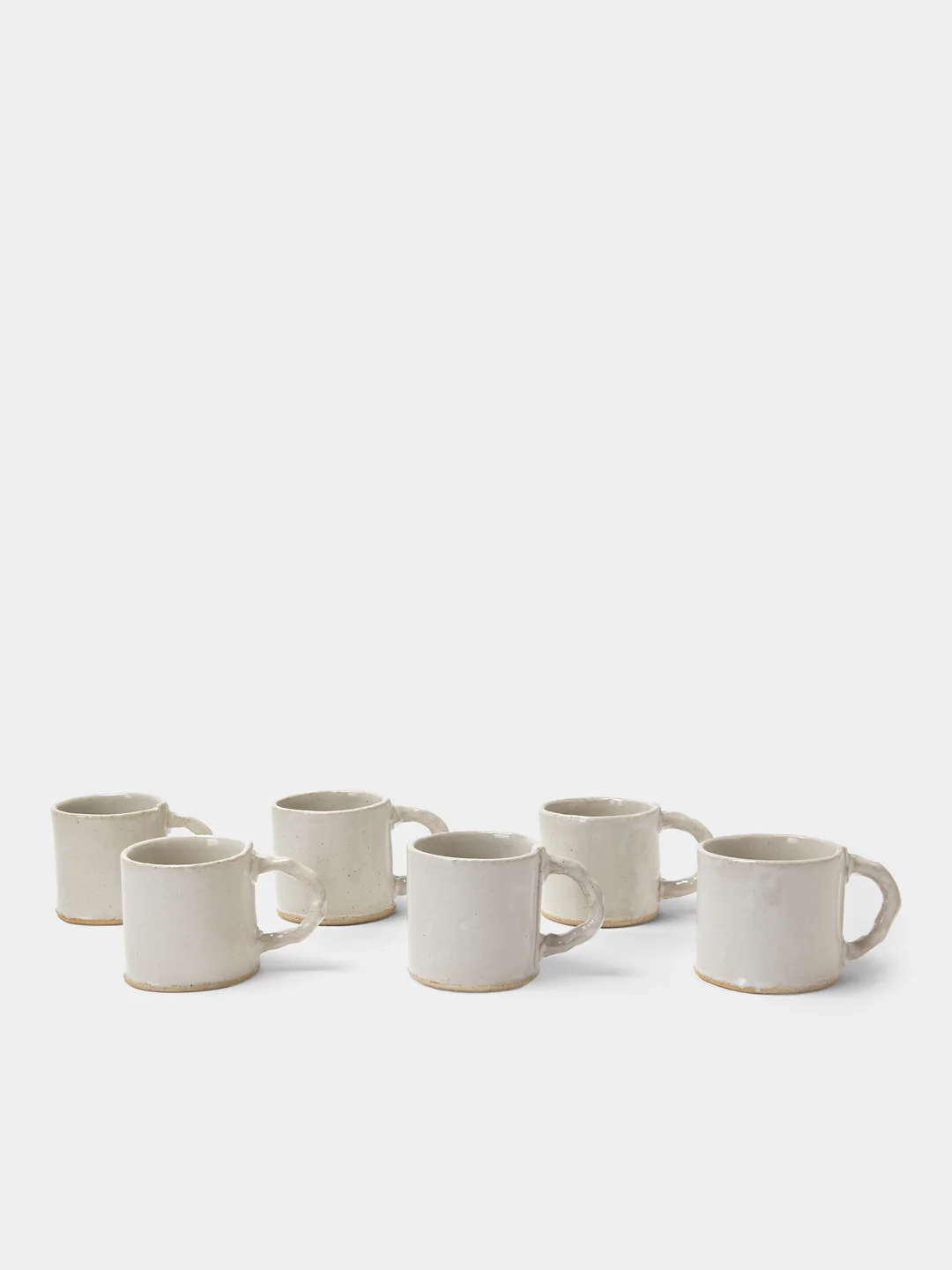 Estudio Vernís Wood-Fired Stoneware Mugs (Set of 6)