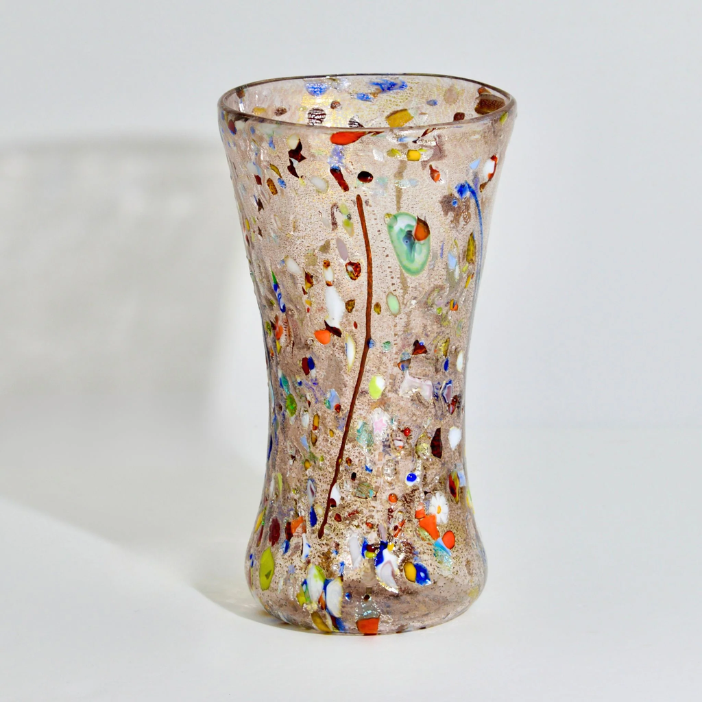 Large Murano Glass Alta Vase, Made in Italy