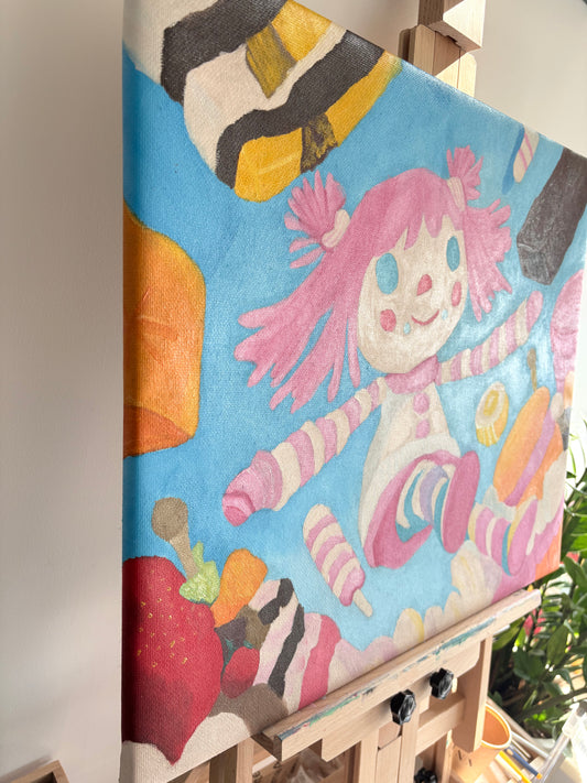 Happy Eating Adventures Series No.1 | Oil Painting Original | 20x24 Inches