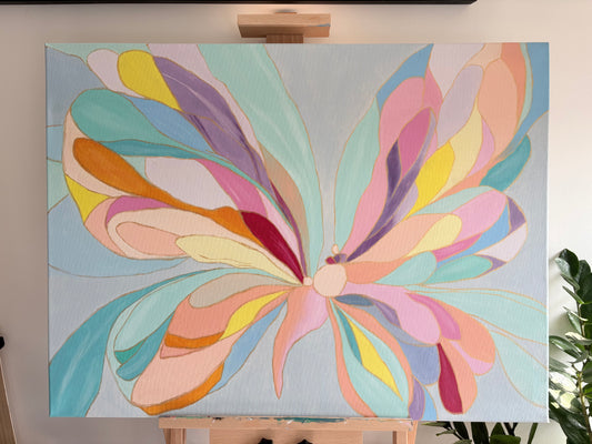 Emotional Energy Flow Series No.1 | Oil Painting Original | 24x32 Inches