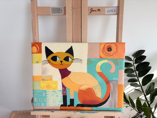 Quiet Companion Series No.3｜One Of A Kind Oil Painting | 12x16 Inches