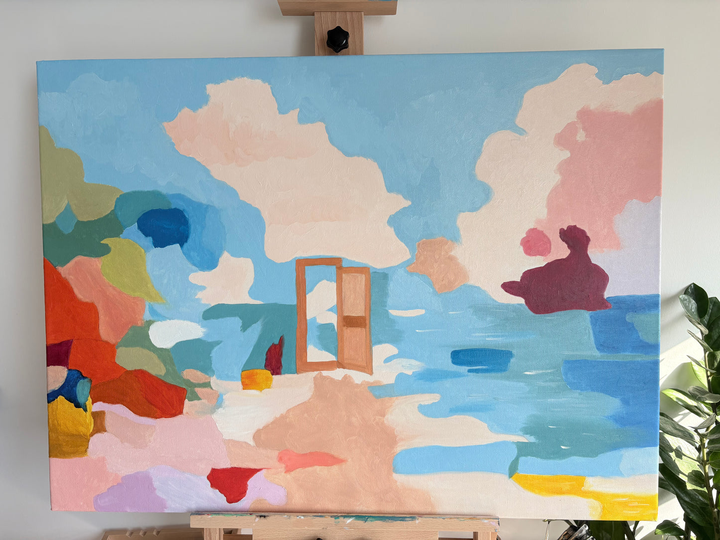 Alzheimer’s-When My Memories Turn Into Drifting Sand Series | Original Oil Painting | 19.7x27.6"