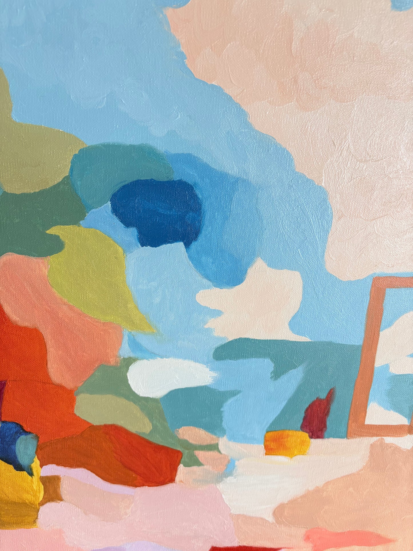 Alzheimer’s-When My Memories Turn Into Drifting Sand Series | Original Oil Painting | 19.7x27.6"