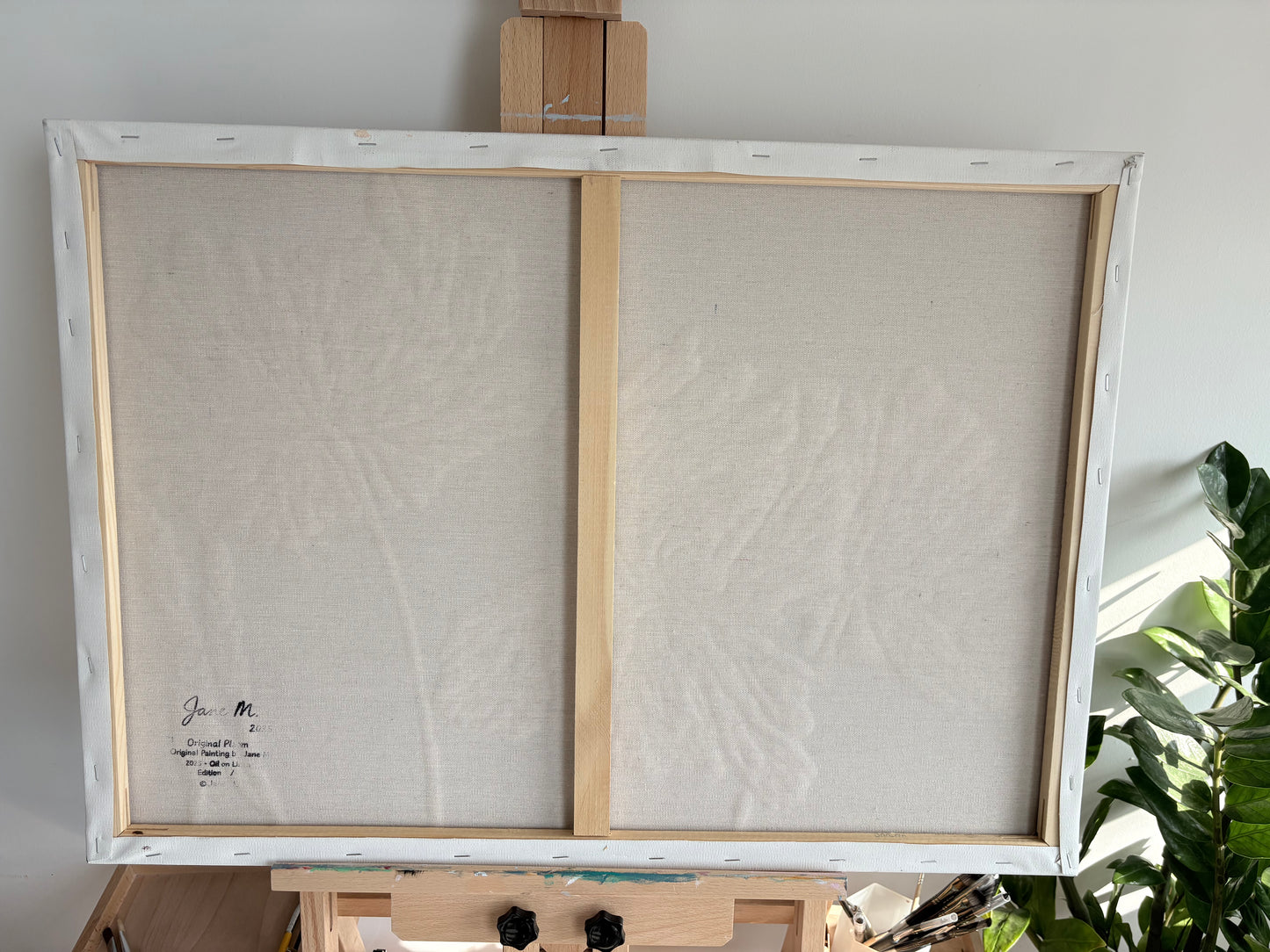 One Of A Kind 3D Floral Impasto Oil Painting | Textured Golden Flower Art Series 2