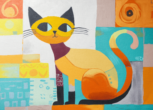 Quiet Companion Series No.3｜One Of A Kind Oil Painting | 12x16 Inches