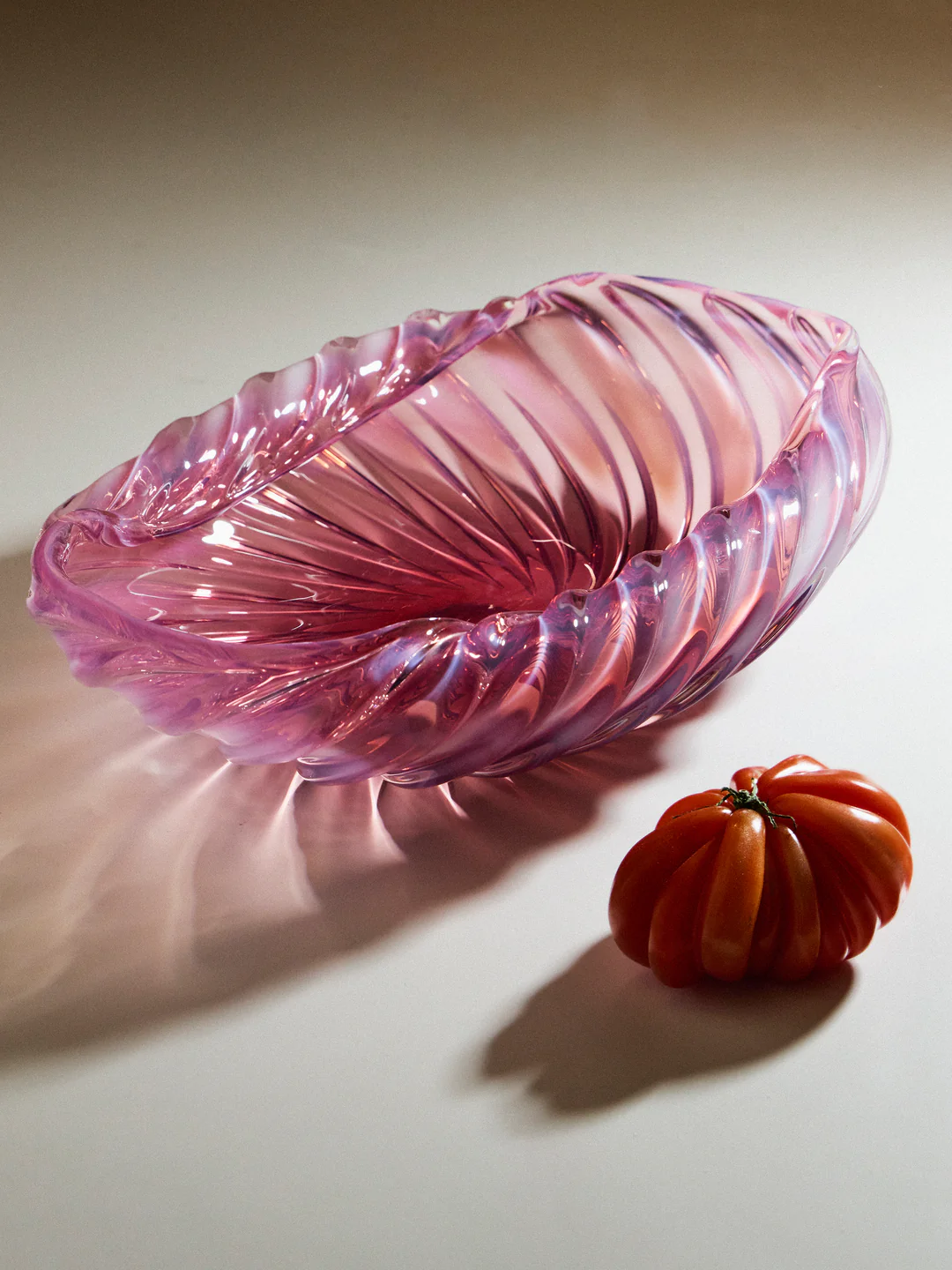 Antique and Vintage 1950s Ercole Barovier Murano Glass Bowl