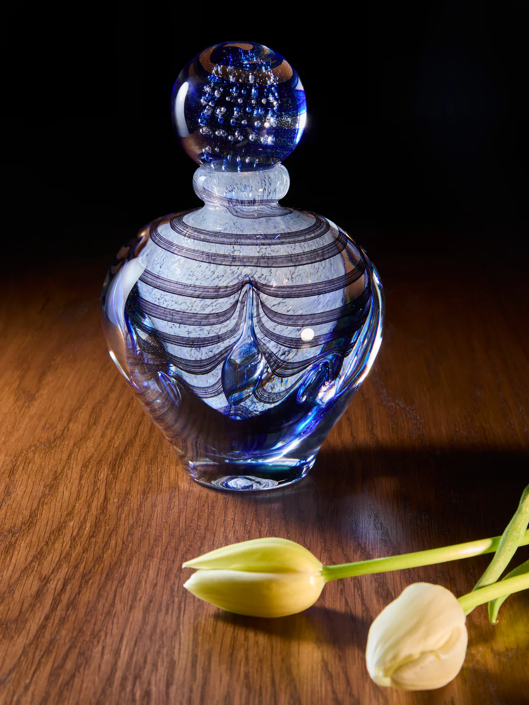 Antique and Vintage Mid-Century Glass Perfume Bottle