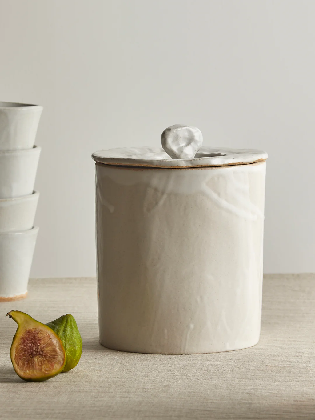 Estudio Vernís Wood-Fired Stoneware Large Storage Jar