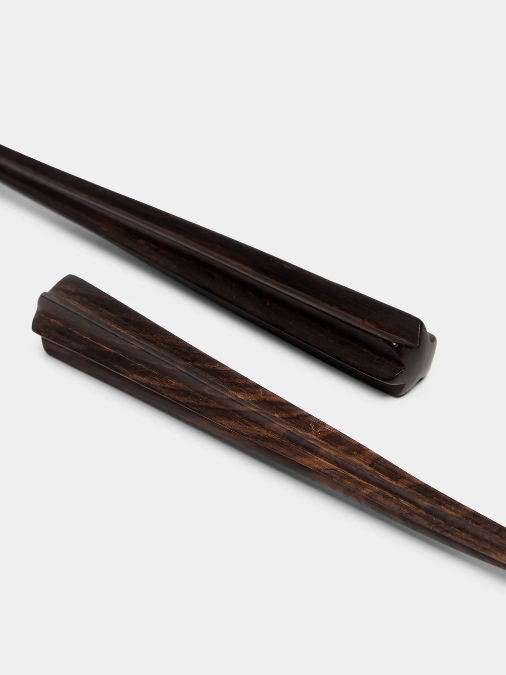 Qäsa Qäsa Carvers In the Groove Hand-Carved Blackwood Large Serving Spoons (Set of 4 Pieces)