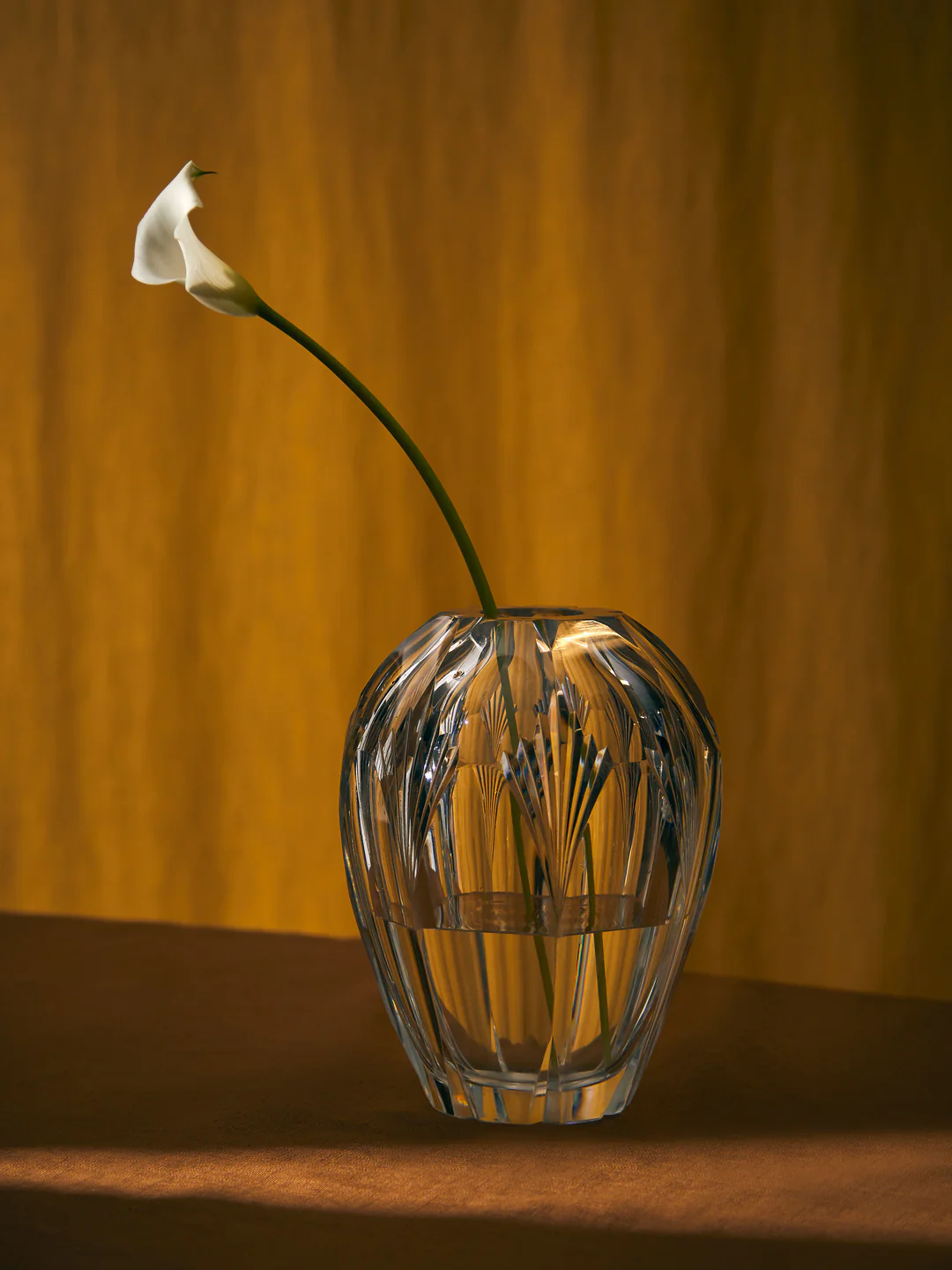 Antique and Vintage 1930s Daum Cut Crystal Vase