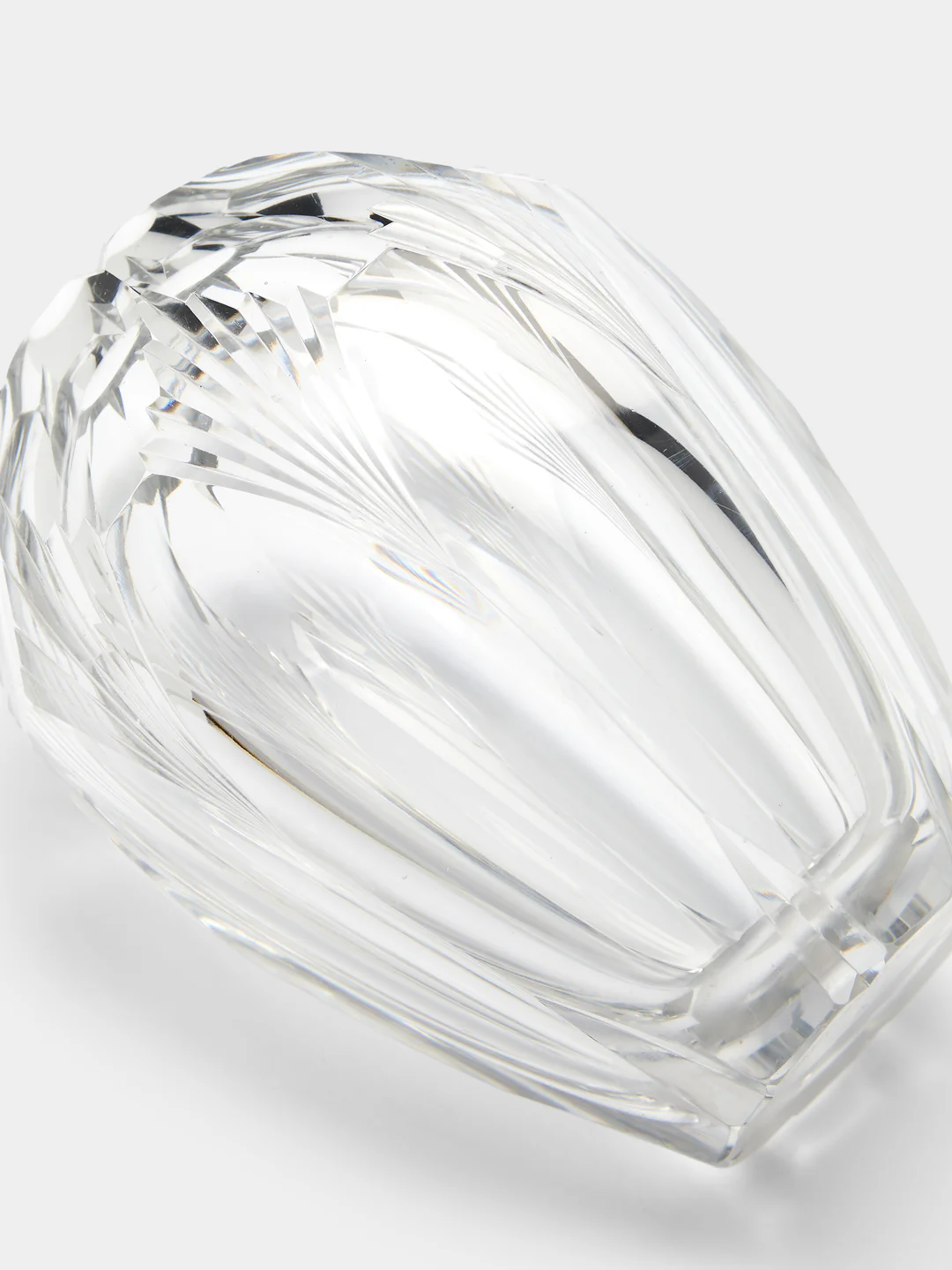 Antique and Vintage 1930s Daum Cut Crystal Vase