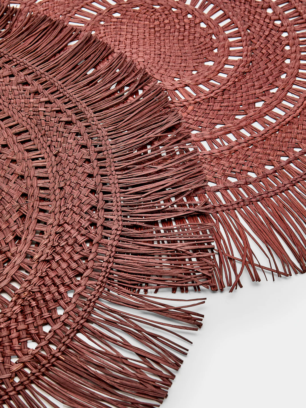 CasaLatina Flecos Handwoven Iraca Palm Placemats (Set of 4)