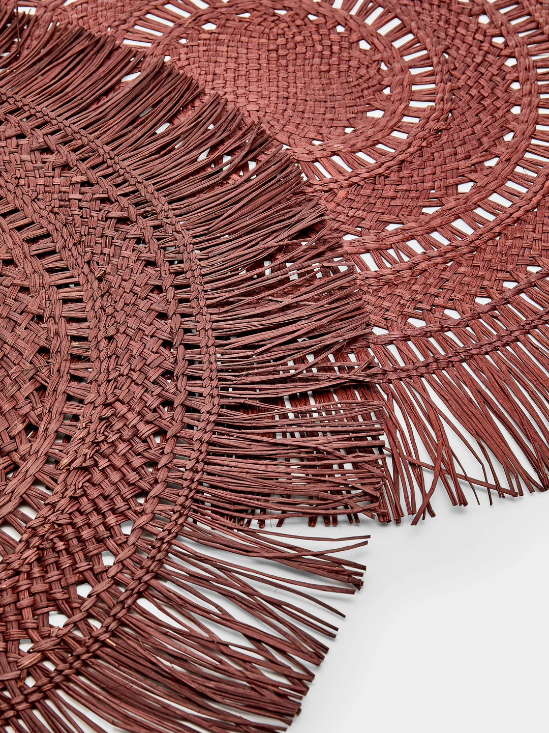 CasaLatina Flecos Handwoven Iraca Palm Placemats (Set of 4)