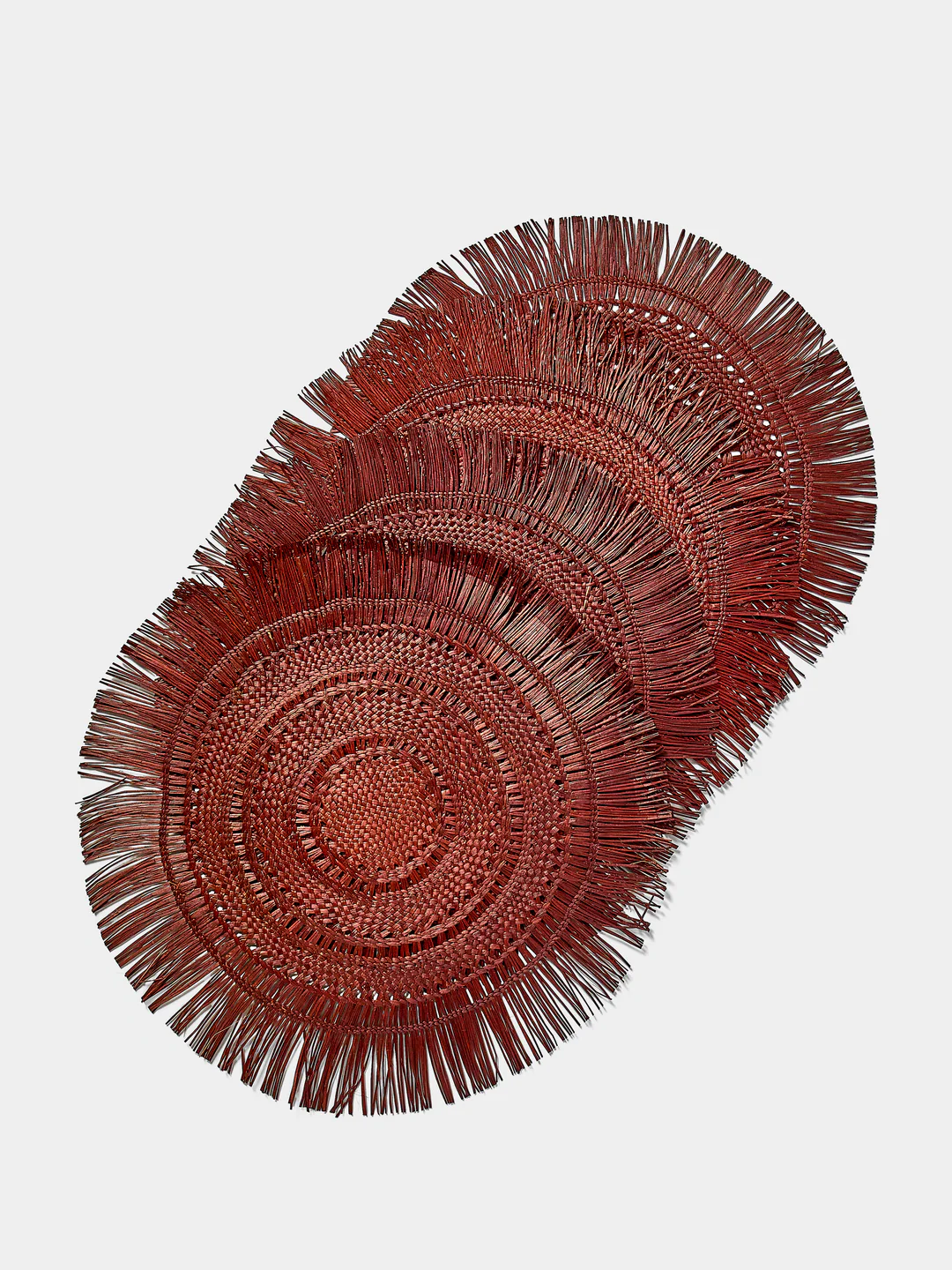 CasaLatina Flecos Handwoven Iraca Palm Placemats (Set of 4)