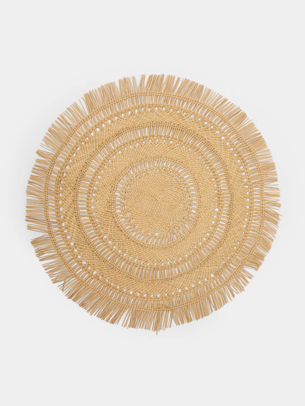 CasaLatina Flecos Handwoven Iraca Palm Placemats (Set of 4)