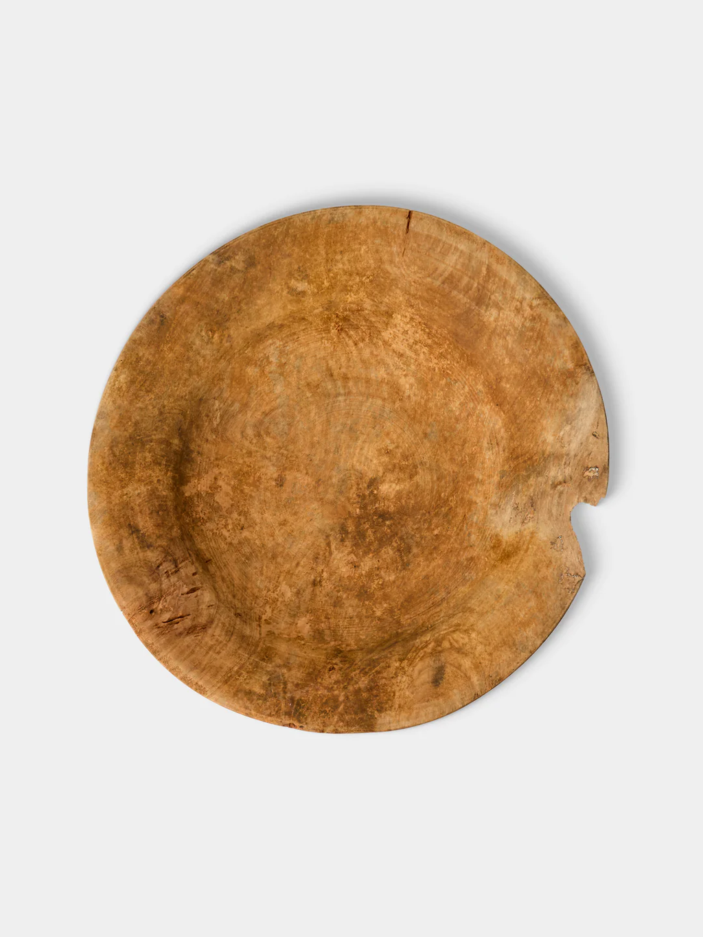 Iida Woodturning Hand-Turned Cherry Wood Earth-Finish Bowl