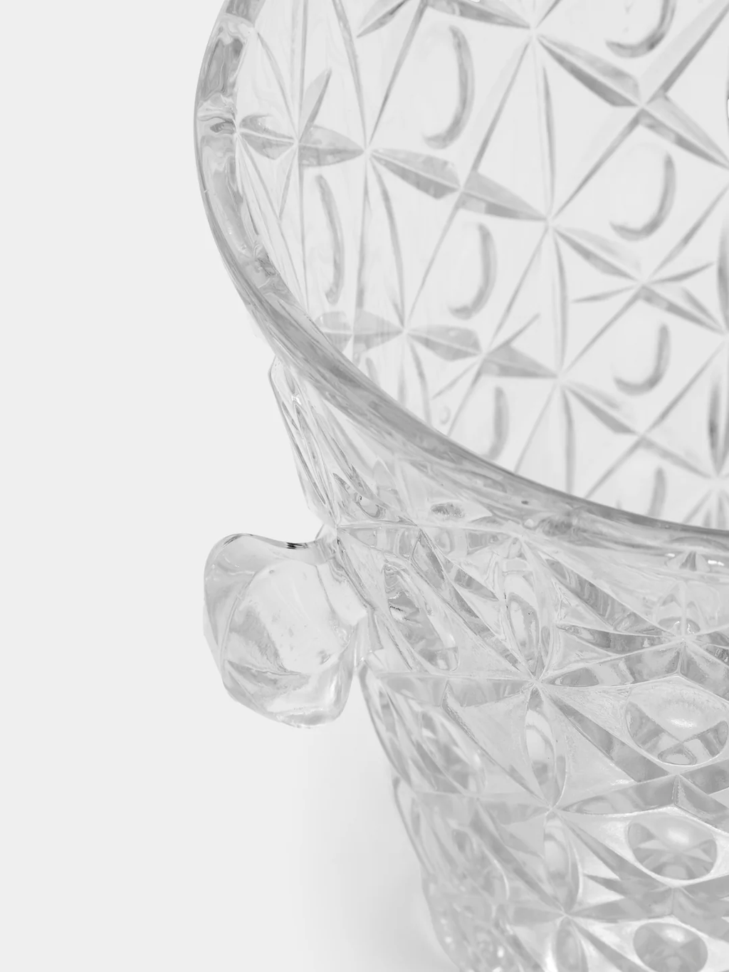 Antique and Vintage 1990s French Crystal Champagne Bucket