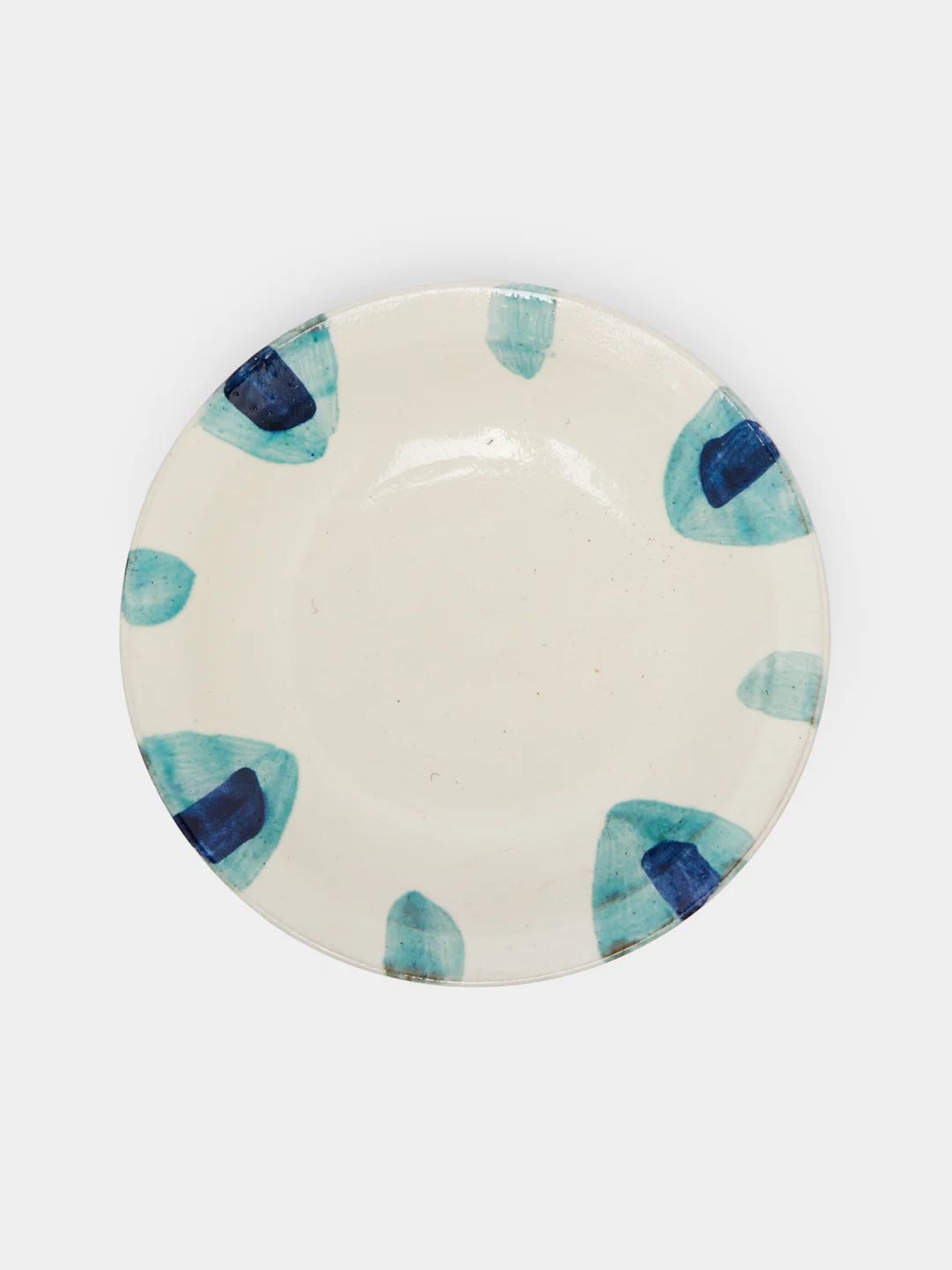 Anut Cairo Wadi Hand-Painted Ceramic Deep Plates – 10in/25cm (Set of 4)