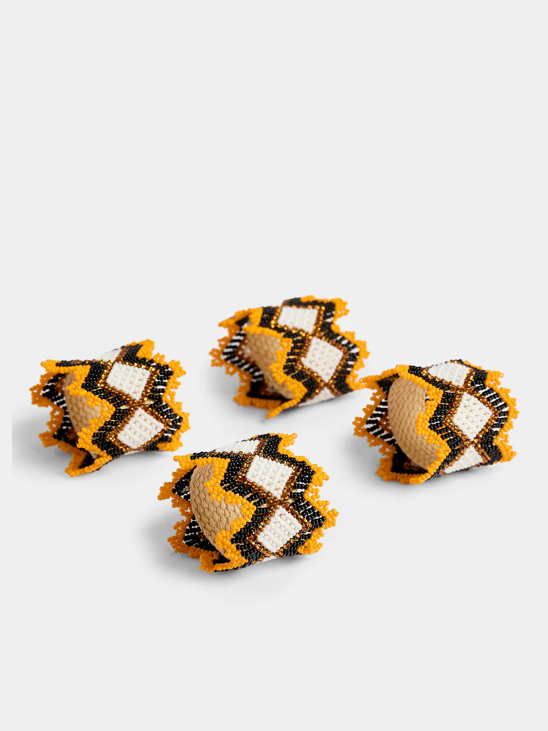 CasaLatina Beaded Napkin Rings (Set of 4)